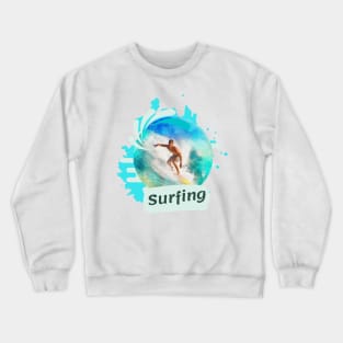 Surfing Crewneck Sweatshirt